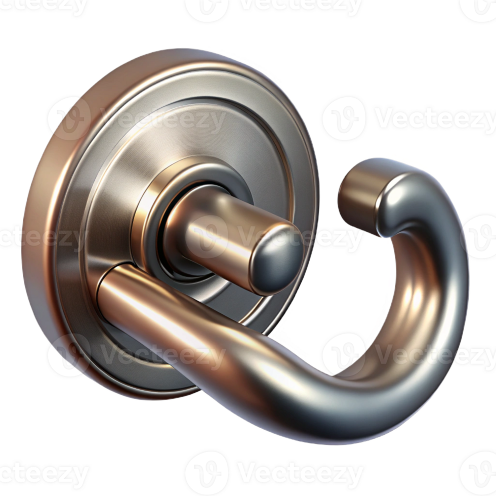 elegant minimalist Metal door handle high quality png