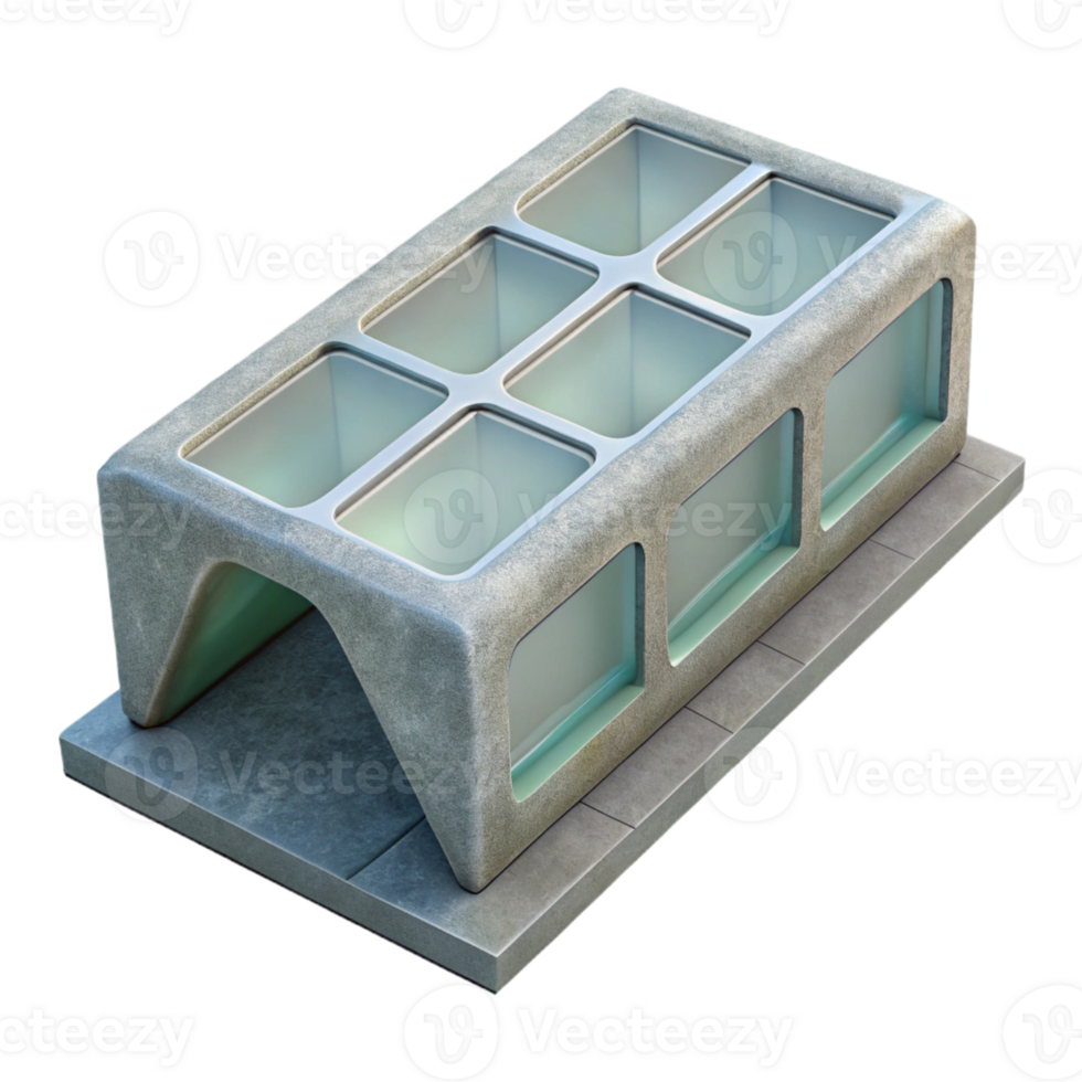 dramatic vintage Precast concrete panel detailed png