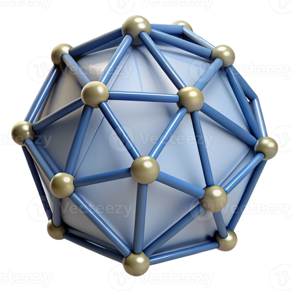magnificent traditional Geodesic dome connector genuine png