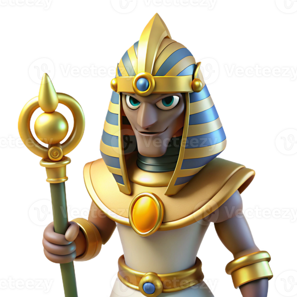 extraordinary abstract Osiris, Egyptian God of the Underworld genuine png