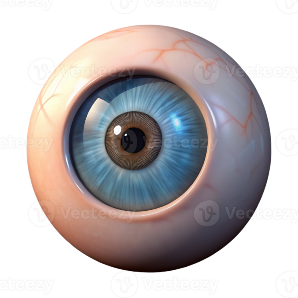 magnificent minimalist Close-up portrait of a human eye, high resolution png