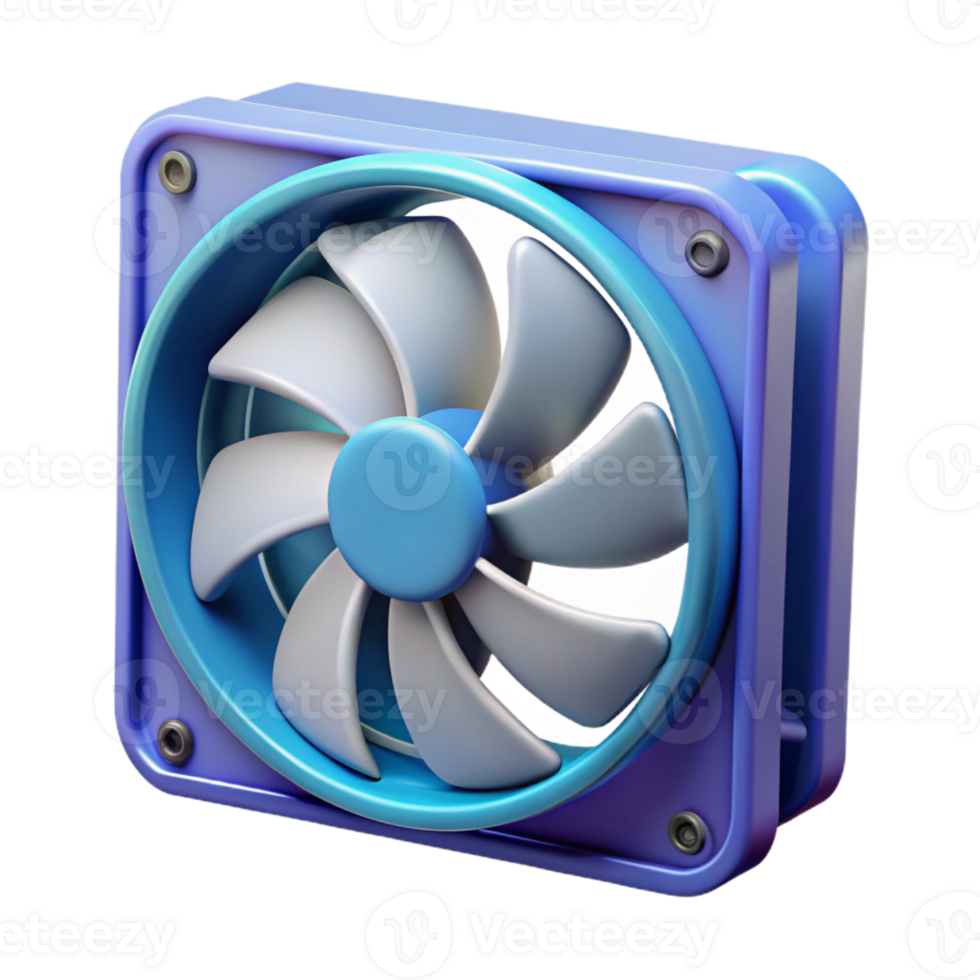elegant traditional A single computer fan genuine png
