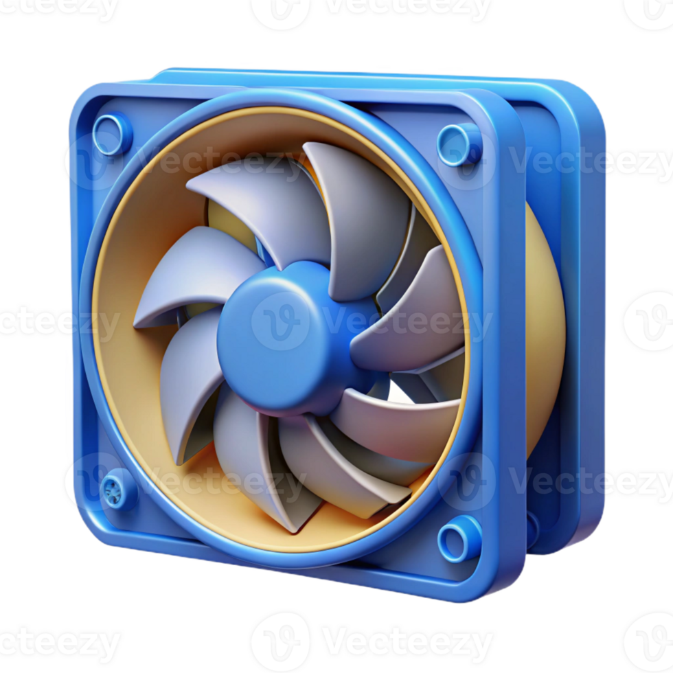 stunning traditional A single computer fan high quality png