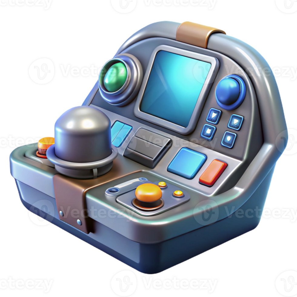 dramatic rustic Detailed spaceship cockpit control panel, original png
