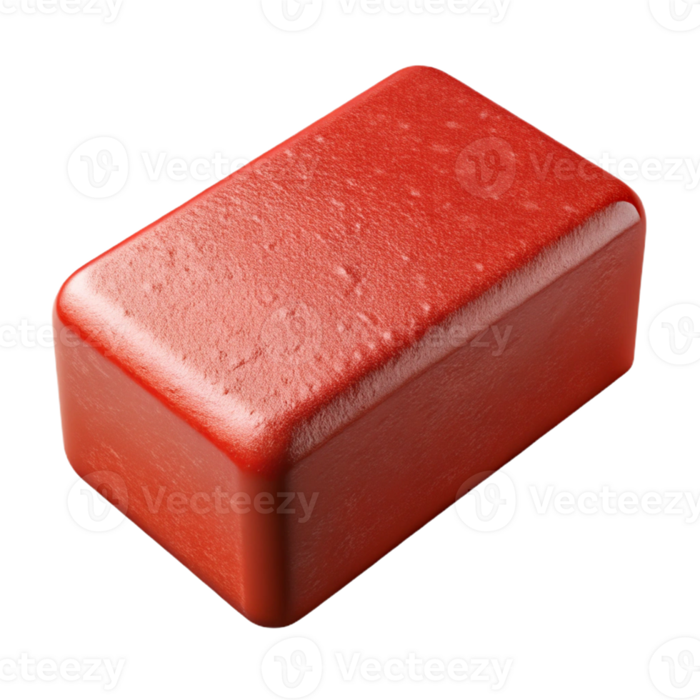 stunning minimalist Single red brick, weathered texture, original png