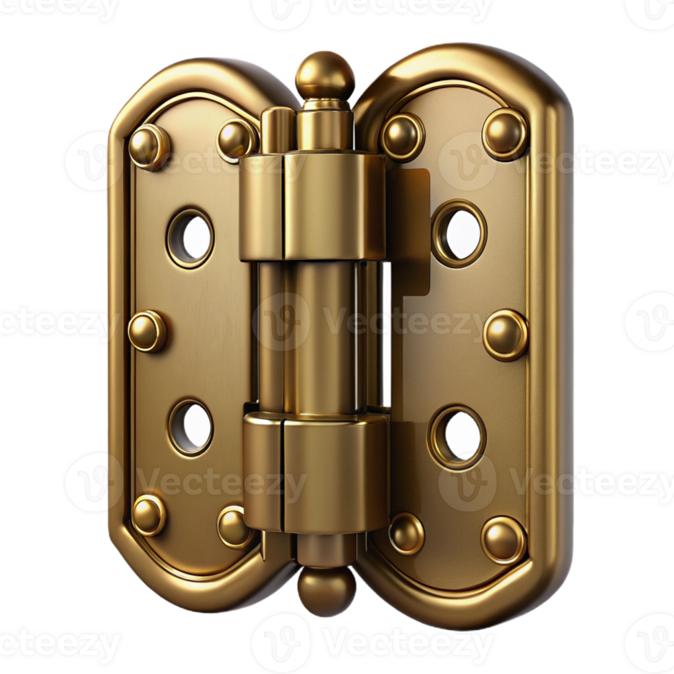 serene creative Door hinge, brass, antique, professional png