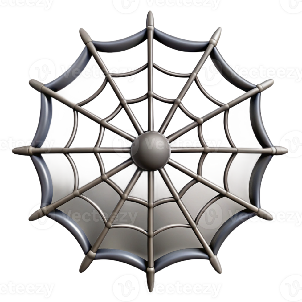 impressive artistic Close-up of a spider web 4K png