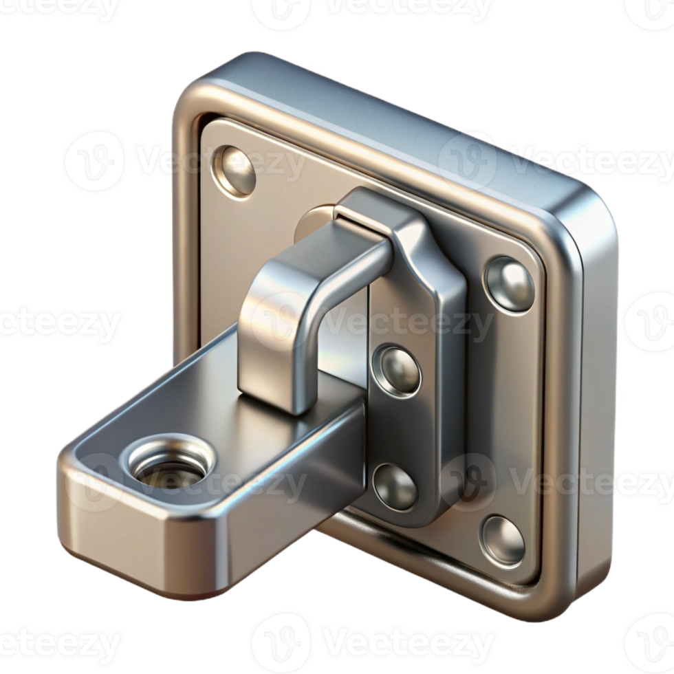 beautiful contemporary Window latch, metal, professional png