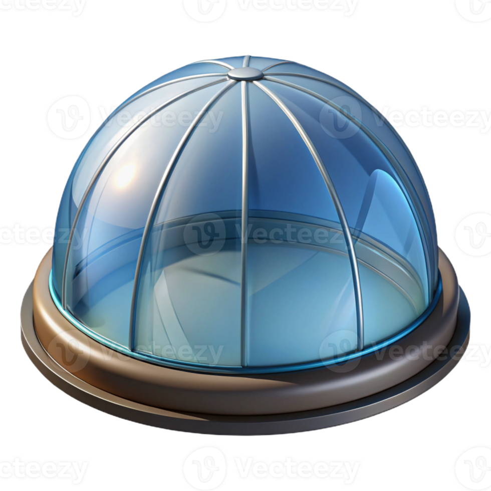 serene abstract Skylight, dome shaped, detailed png
