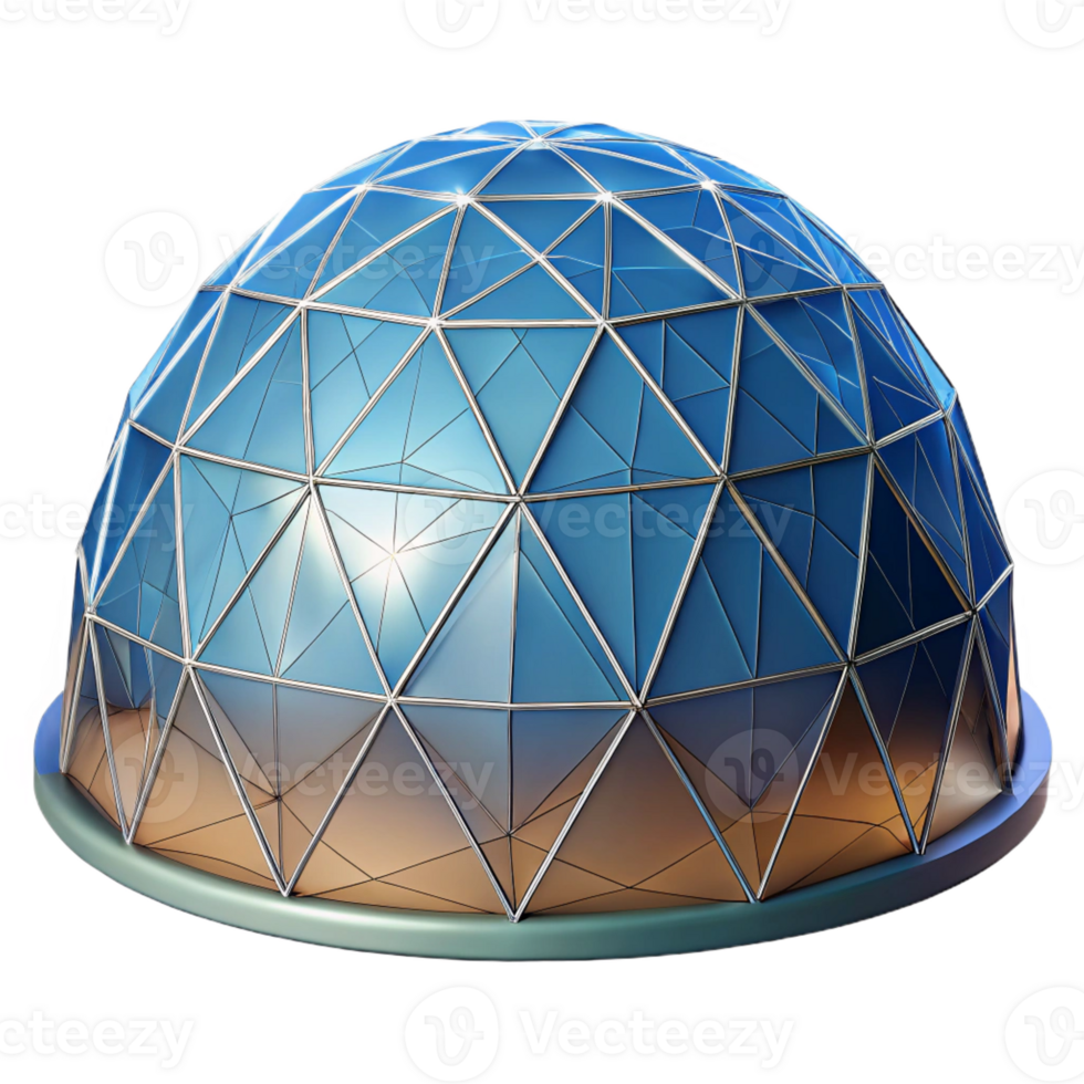 serene modern Dome, geodesic, original png