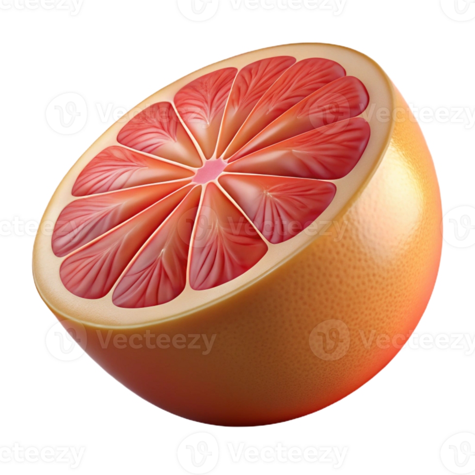 vibrant classic Half of a grapefruit high quality png