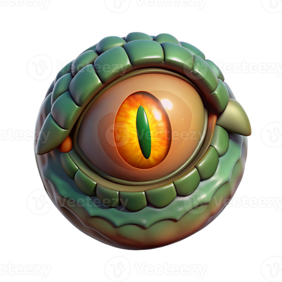 stunning abstract A realistic rendering of a dragon's eye high resolution png