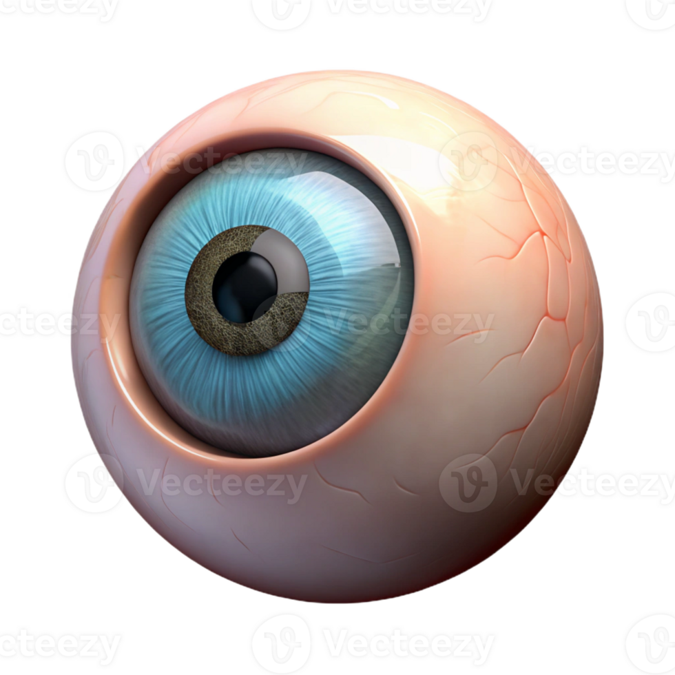 vibrant contemporary An eye, human, realistic iris premium png