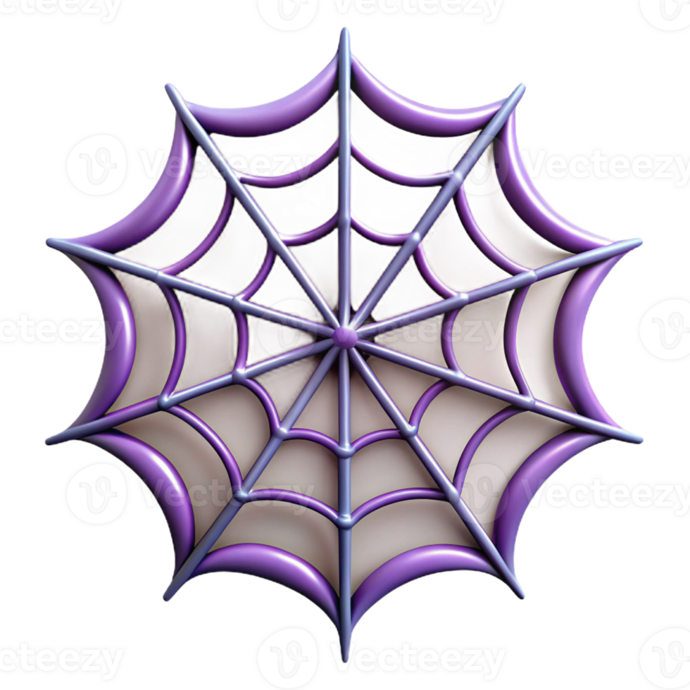 magnificent classic A spider web, intricate design, delicate threads 4K png