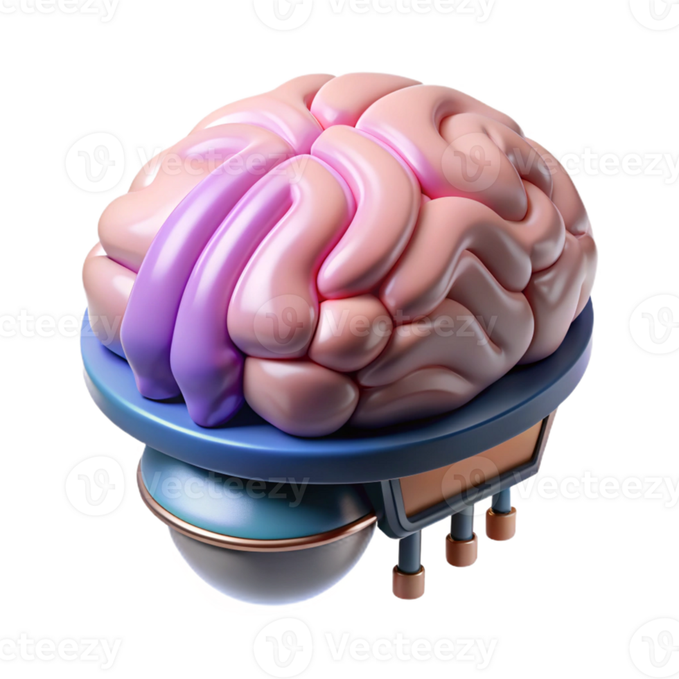 wonderful classic Cybernetic Brain Implant with enhanced cognitive abilities high resolution png