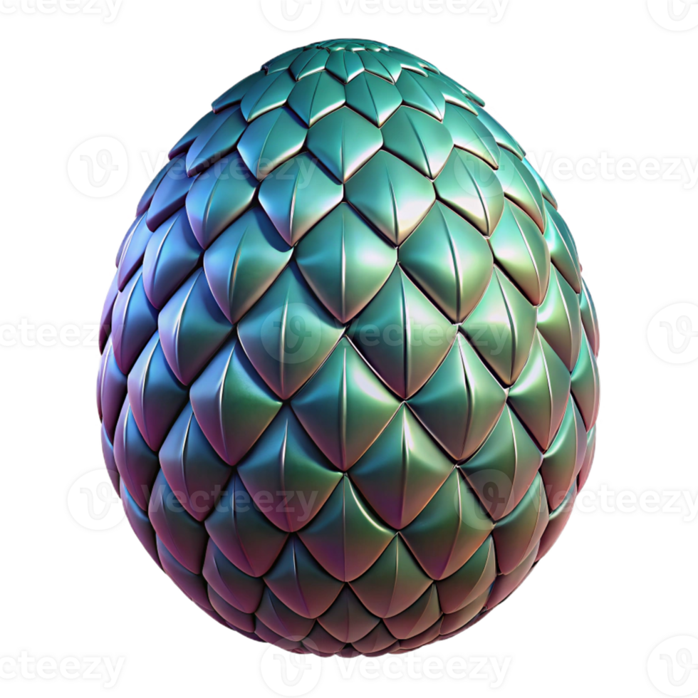 wonderful abstract A fierce dragon egg, scales shimmering high resolution png