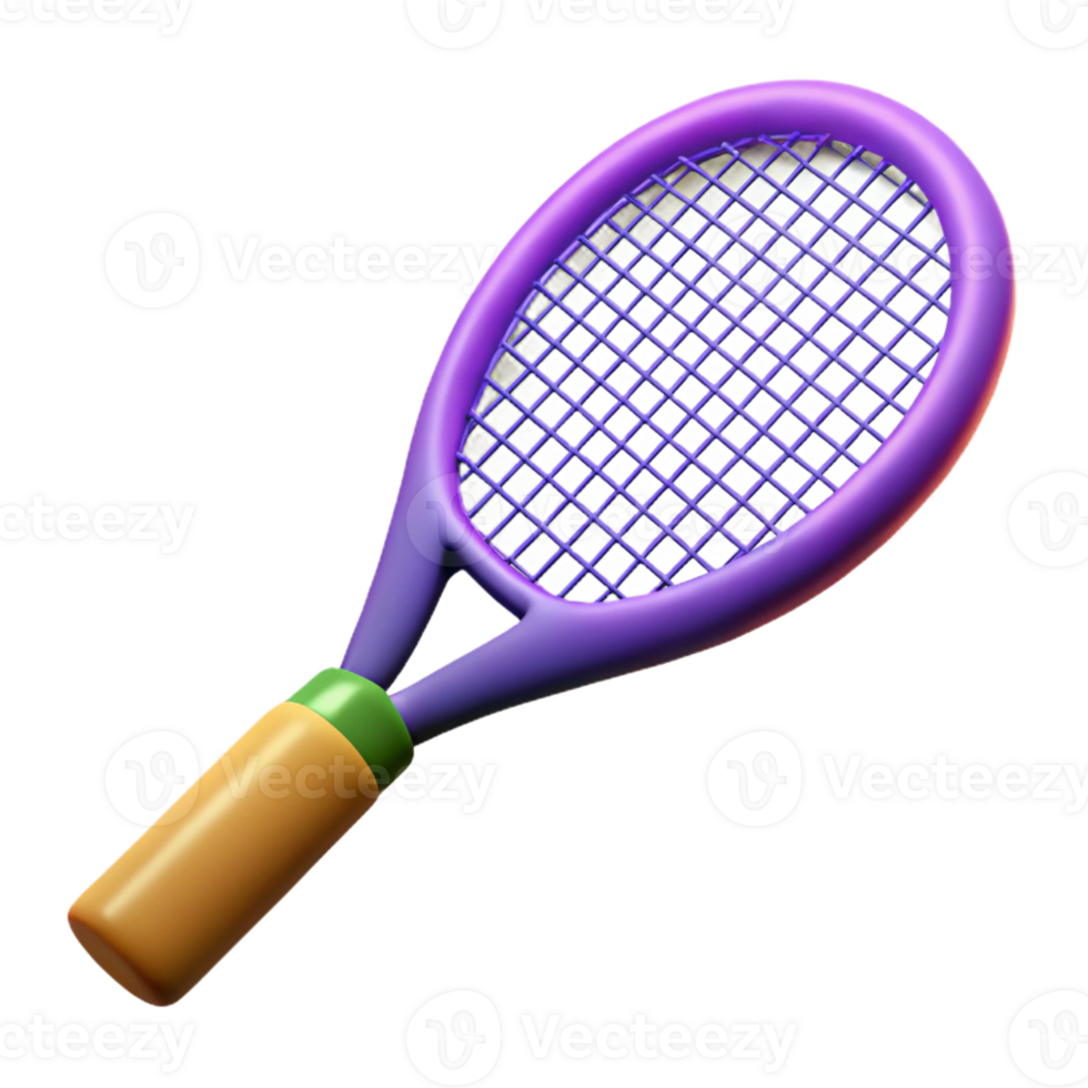 beautiful minimalist Tennis racket, high quality png