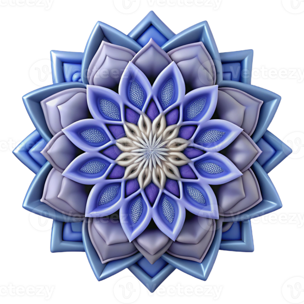 impressive abstract A single, intricate mandala design original png