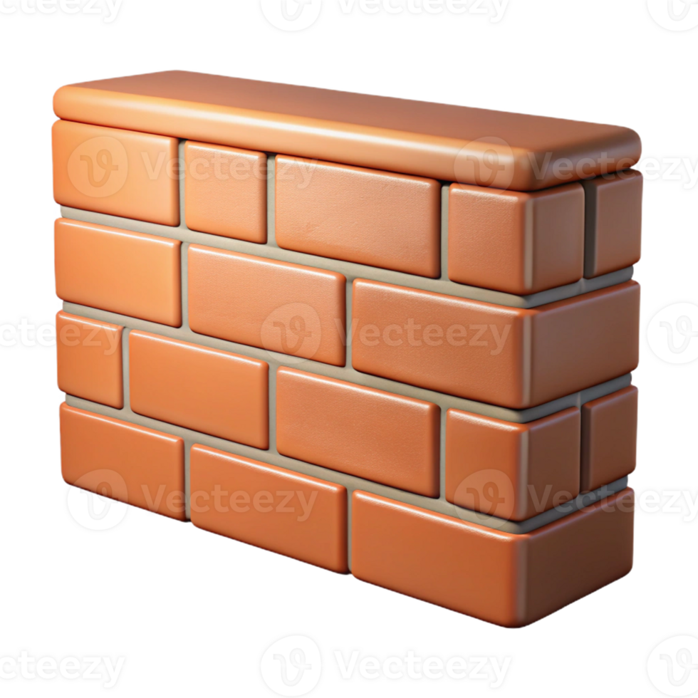magnificent artistic Brick wall, textured surface, detailed png