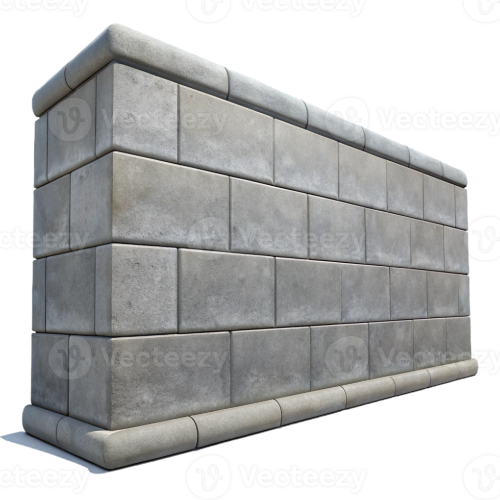 dramatic minimalist Concrete wall, smooth finish, high quality png
