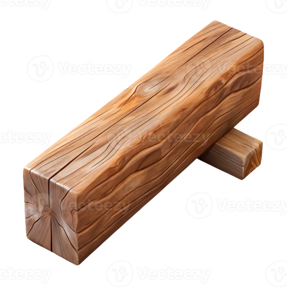 dramatic modern Wooden beam, rustic texture, professional png