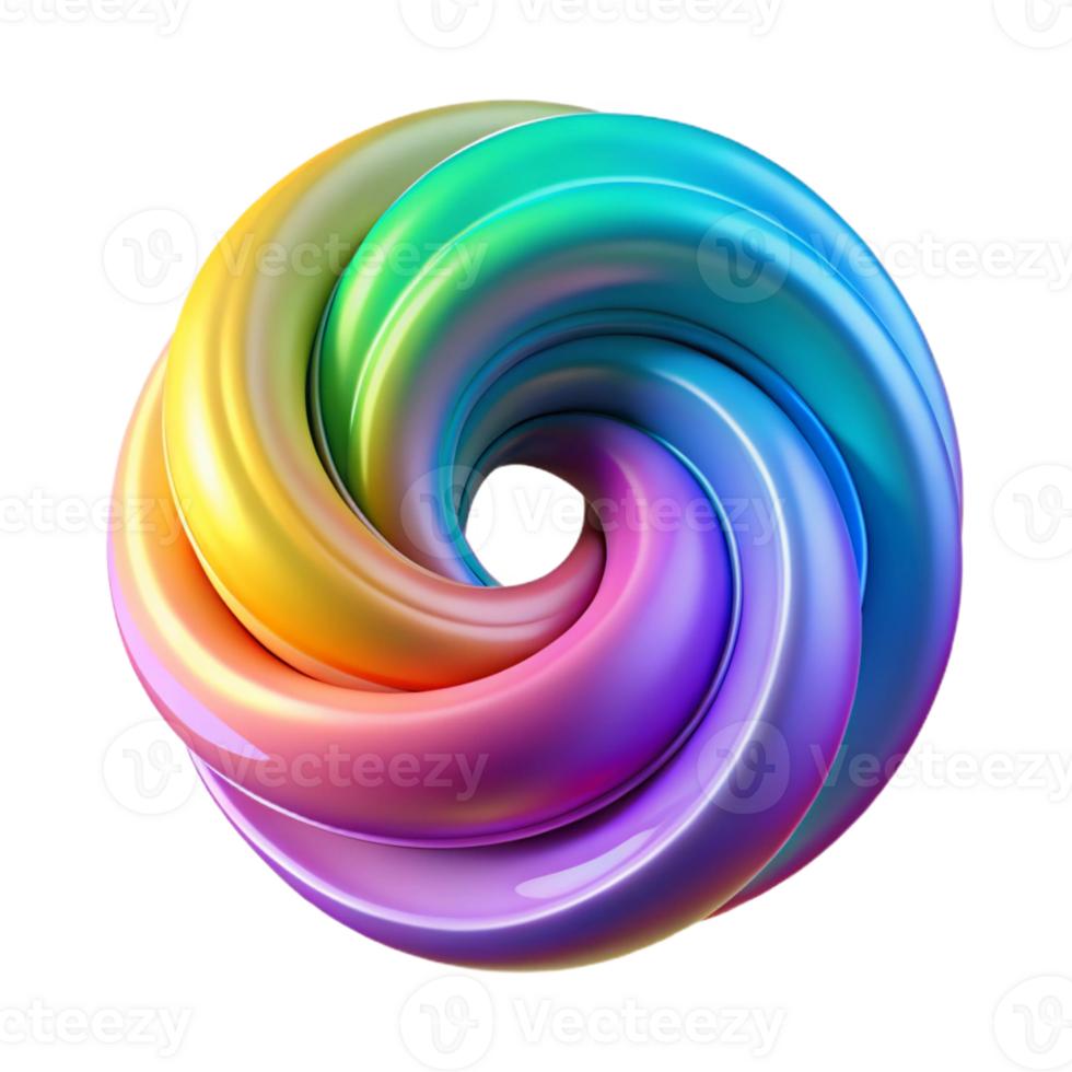 dramatic minimalist A swirling vortex of vibrant colors high quality png