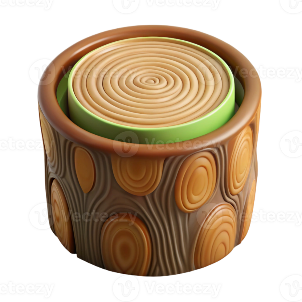 magnificent artistic Cross-section of a tree trunk original png