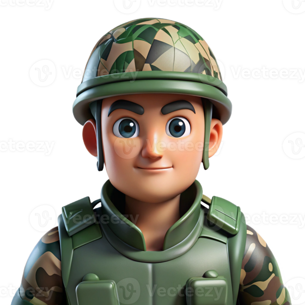 magnificent rustic Determined military soldier in camouflage, 4K png