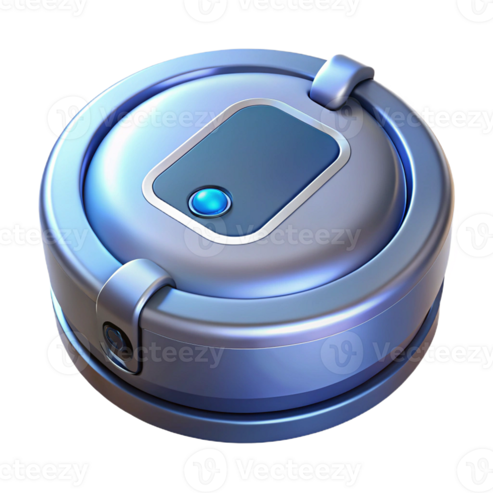 elegant vintage Robot vacuum cleaner premium png