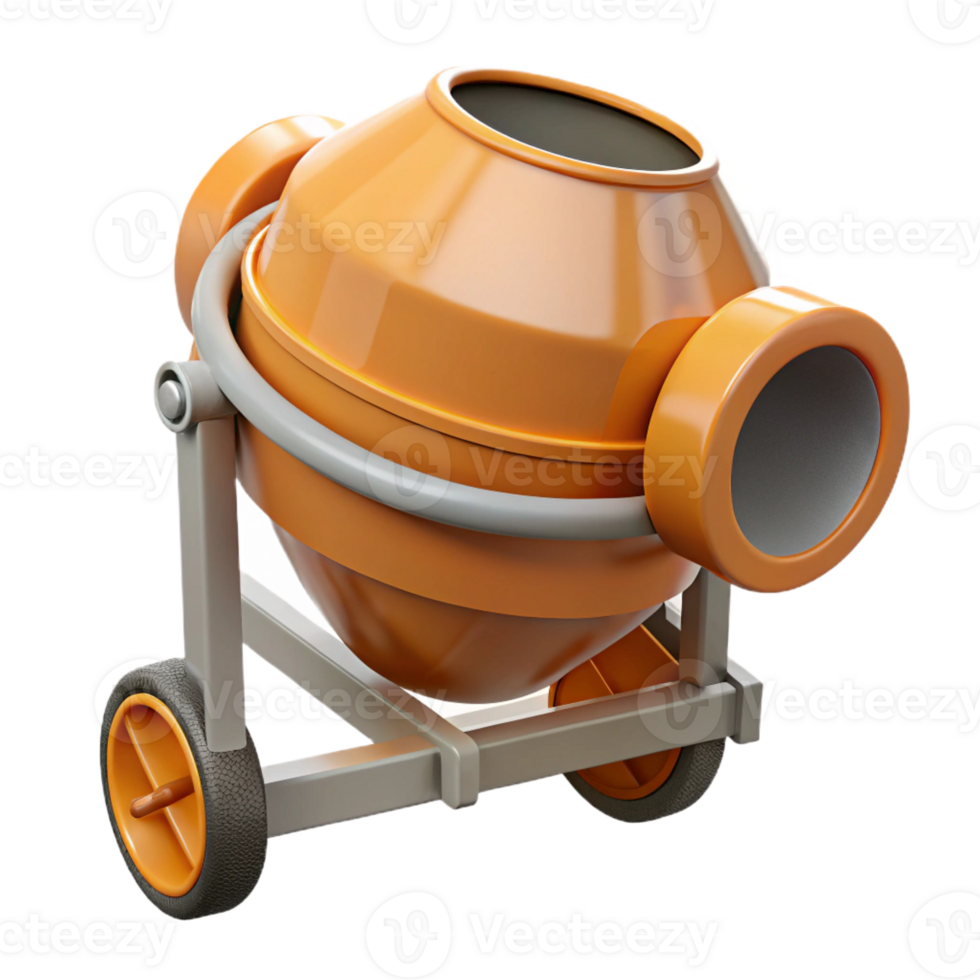 wonderful contemporary Concrete mixer drum, high resolution png