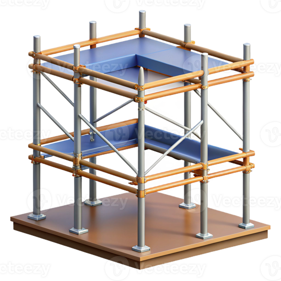 extraordinary rustic Scaffolding section, professional png