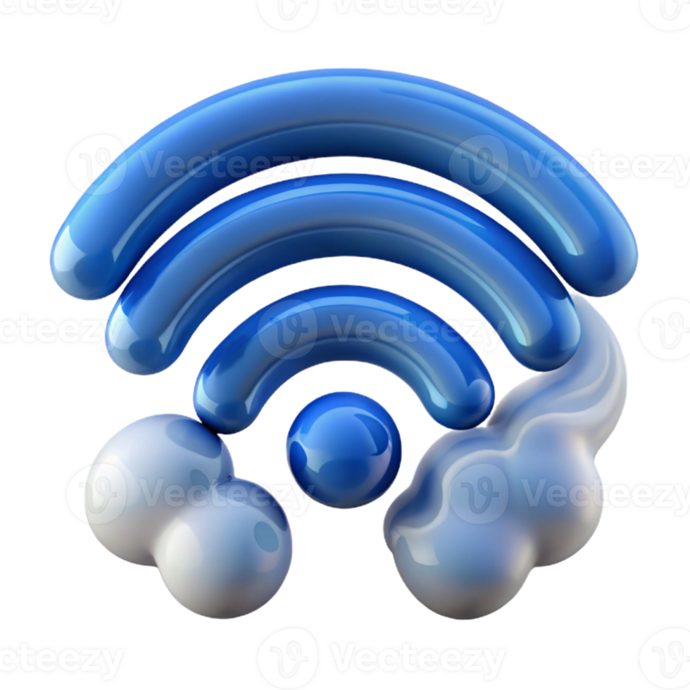 stunning rustic A wifi symbol made of smoke, premium png