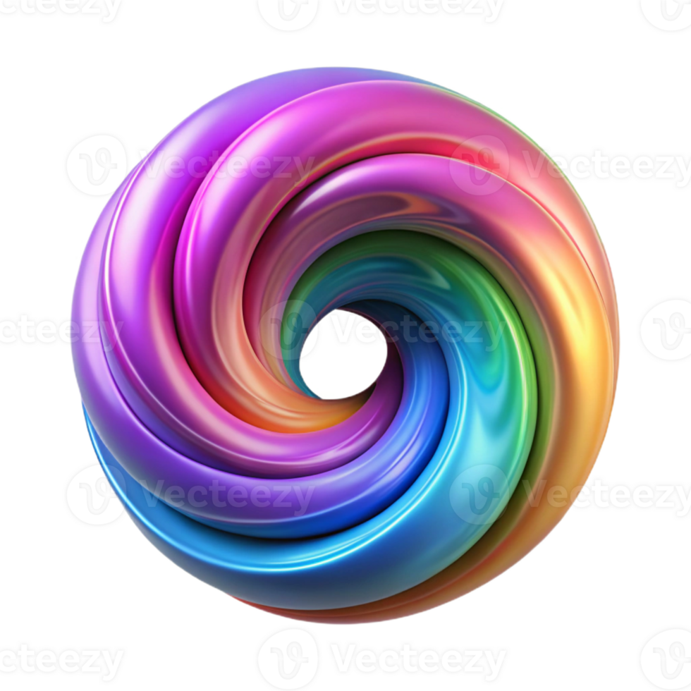 impressive classic A swirling vortex of vibrant colors premium png