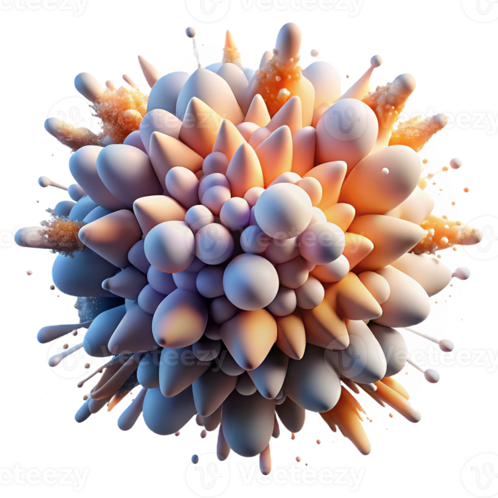 stunning modern A dynamic, abstract explosion of particles premium png