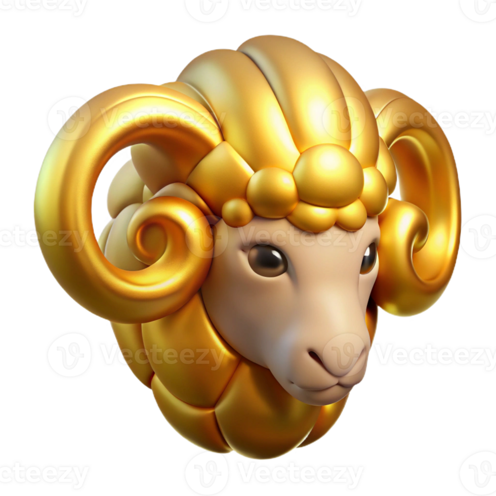 impressive artistic Golden Fleece, ram's fleece, magical artifact, exclusive png