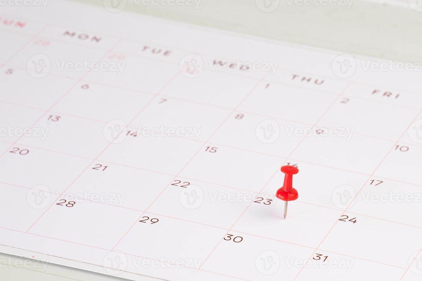 pin stack on calendar for background photo