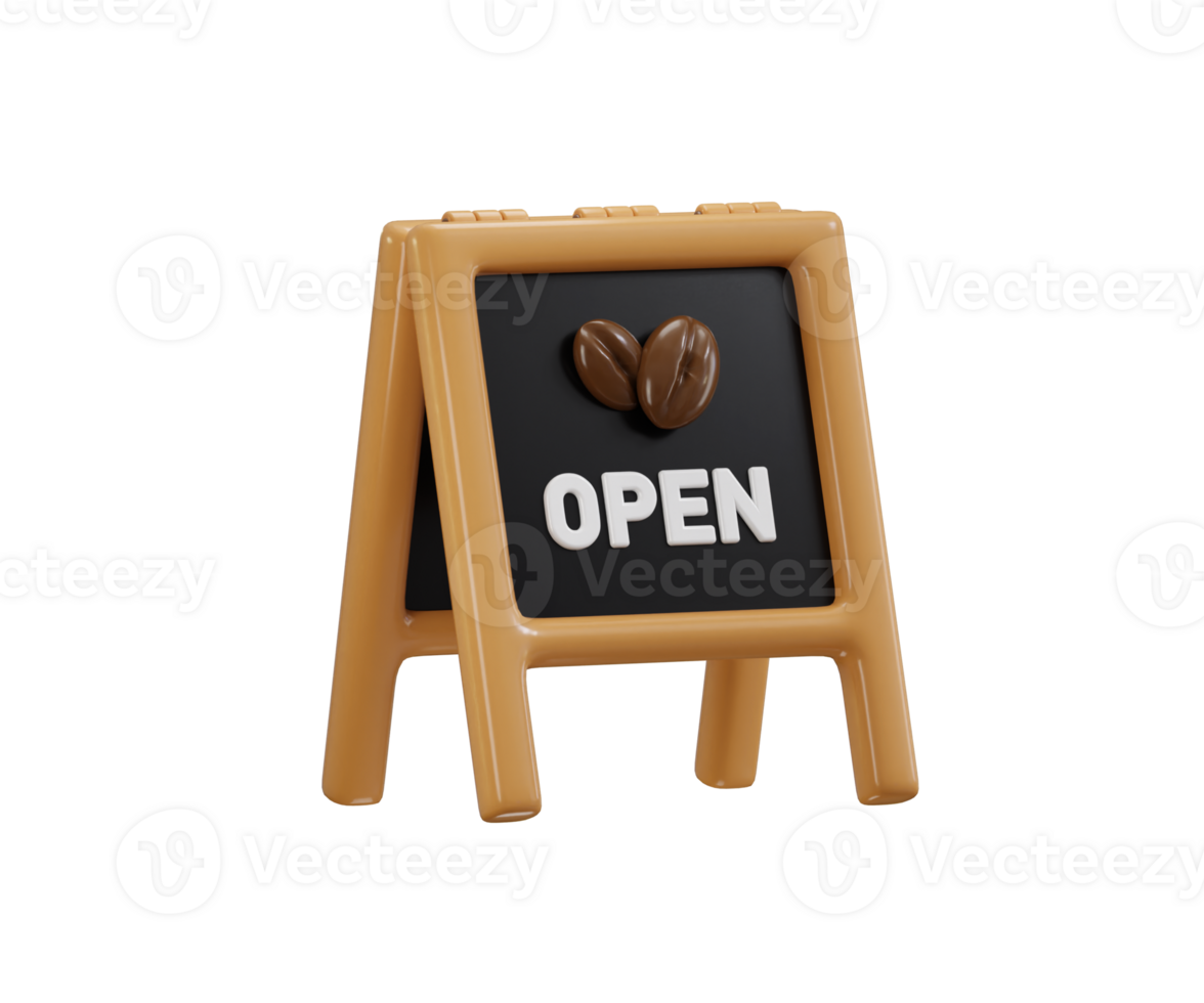 Coffee shop outside billboard, street chalk board cafe menu, restaurant outdoor stand. Information and promotion outside billboard png