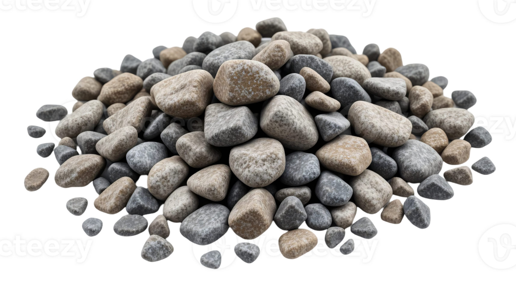 a pile of rocks isolated on a transparent background png