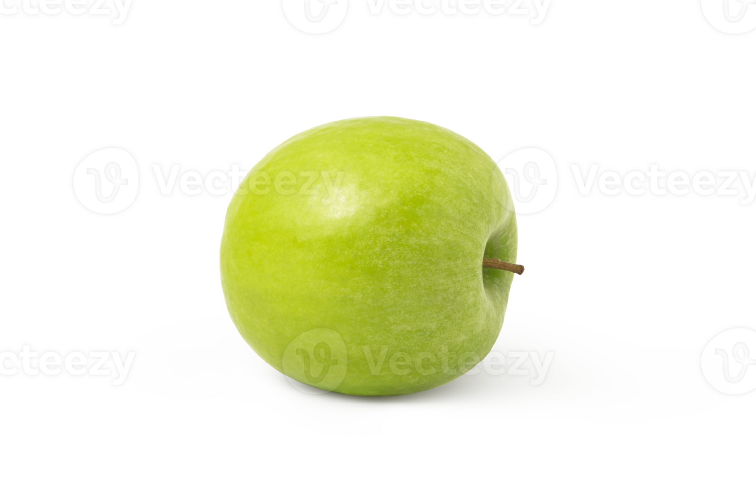 Fresh Green Apple Isolated. Full Depth of Field with Clipping Path. png