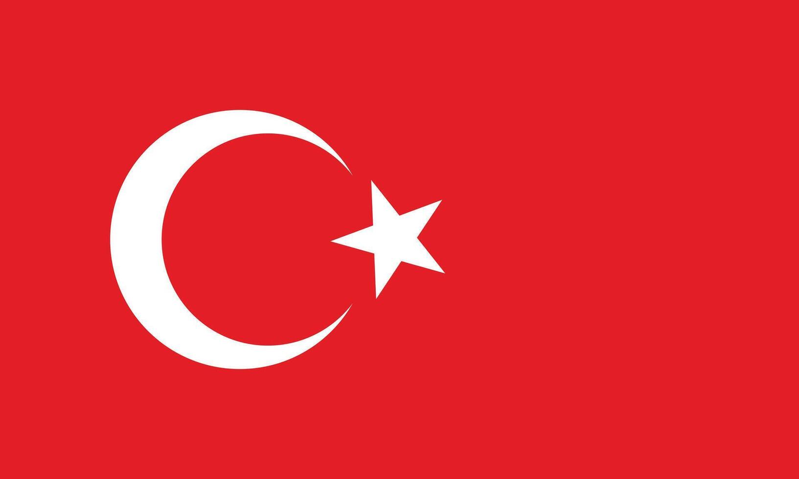 Flag of Turkey. The official National Flag of Turkey. background of turkey flag. vector