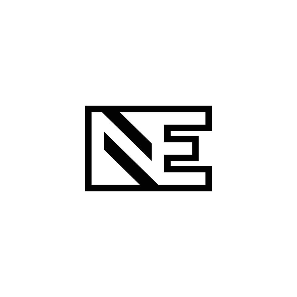 Versatile EN NE Logo Suitable for Any Industry vector
