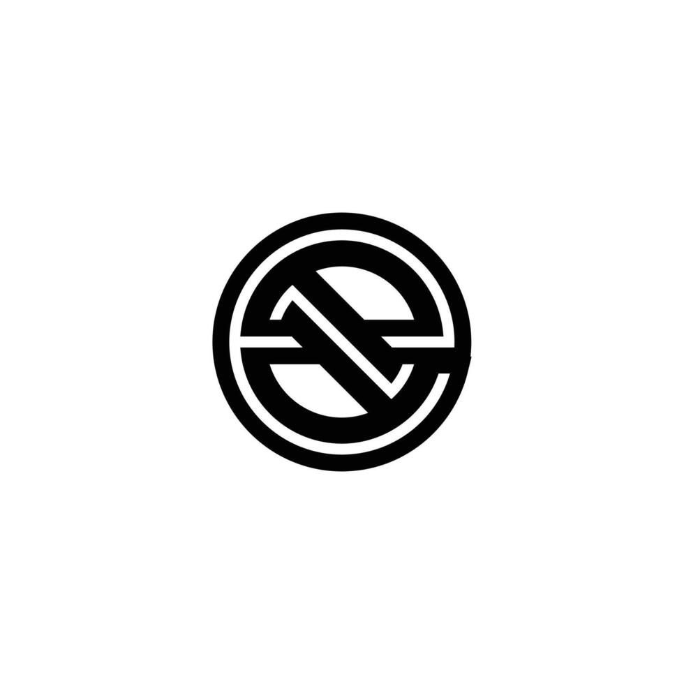 Stylish EN NE Alphabet Logo for a Clean and Bold Look vector
