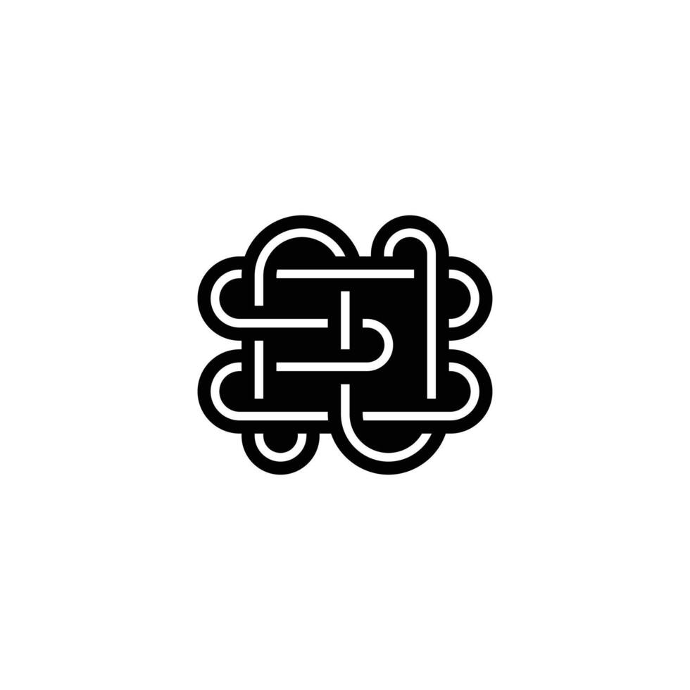 Elegant EN NE Logo with a Timeless Design Approach vector