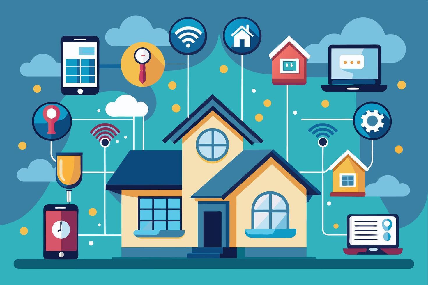 How to choose the right home automation system vector