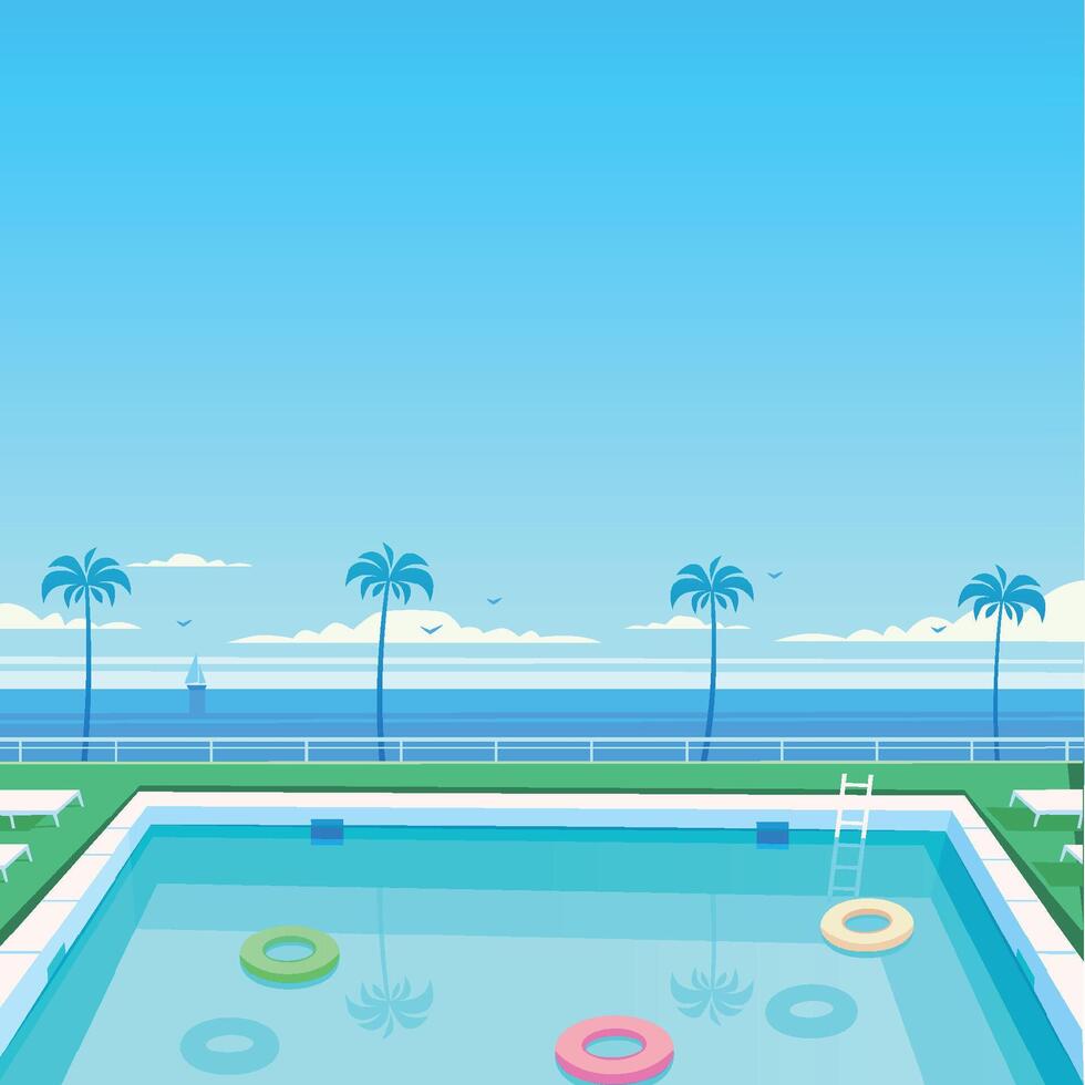 summer vacation batch vector