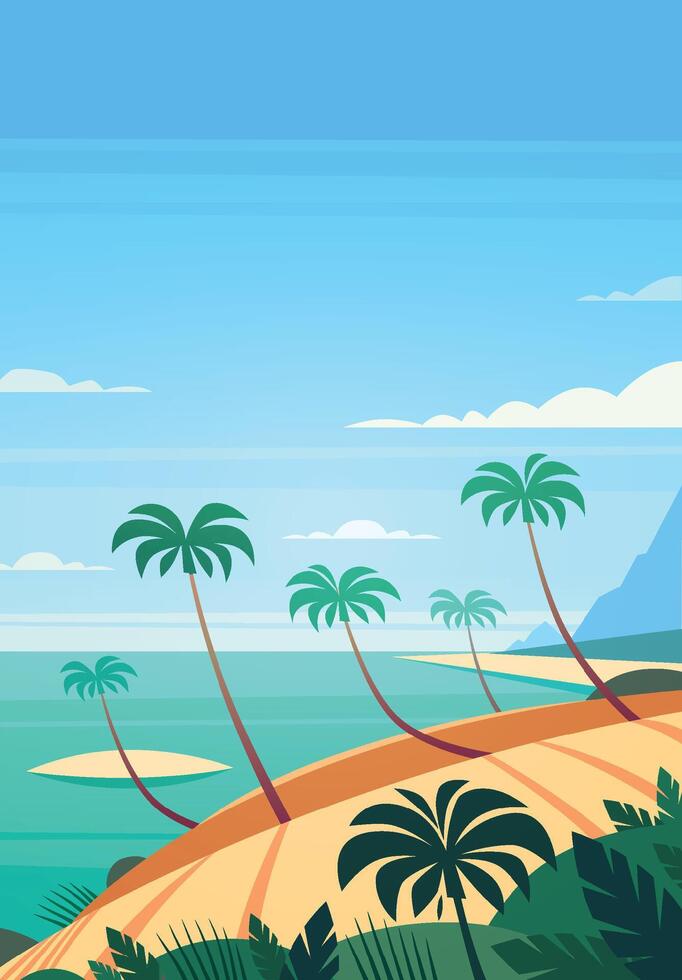 Summer Hawaiian Background vector