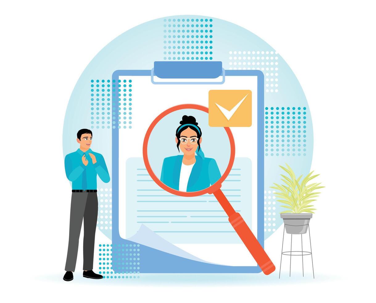 Job candidate selection, approved candidate selection vector