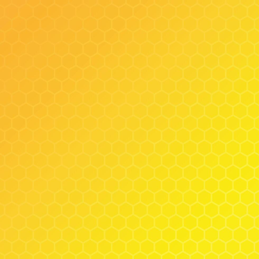Yellow Honey Comb Design Background vector