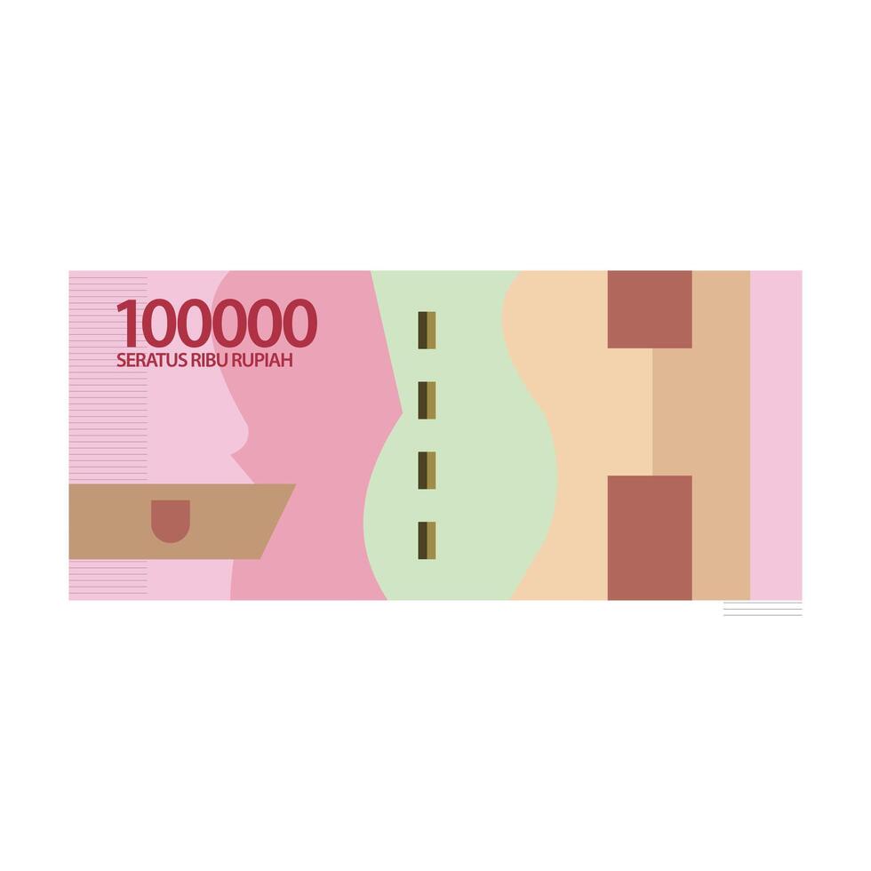 Indonesia rupiah money stock illustration. EPS 10 vector