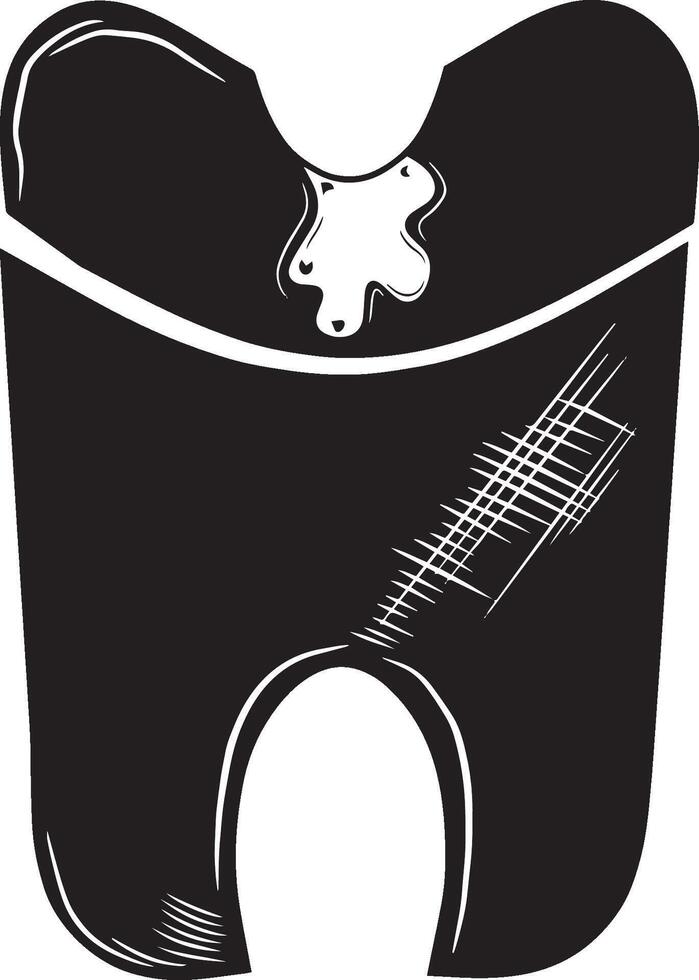 dirty teeth care icon clean teeth vector